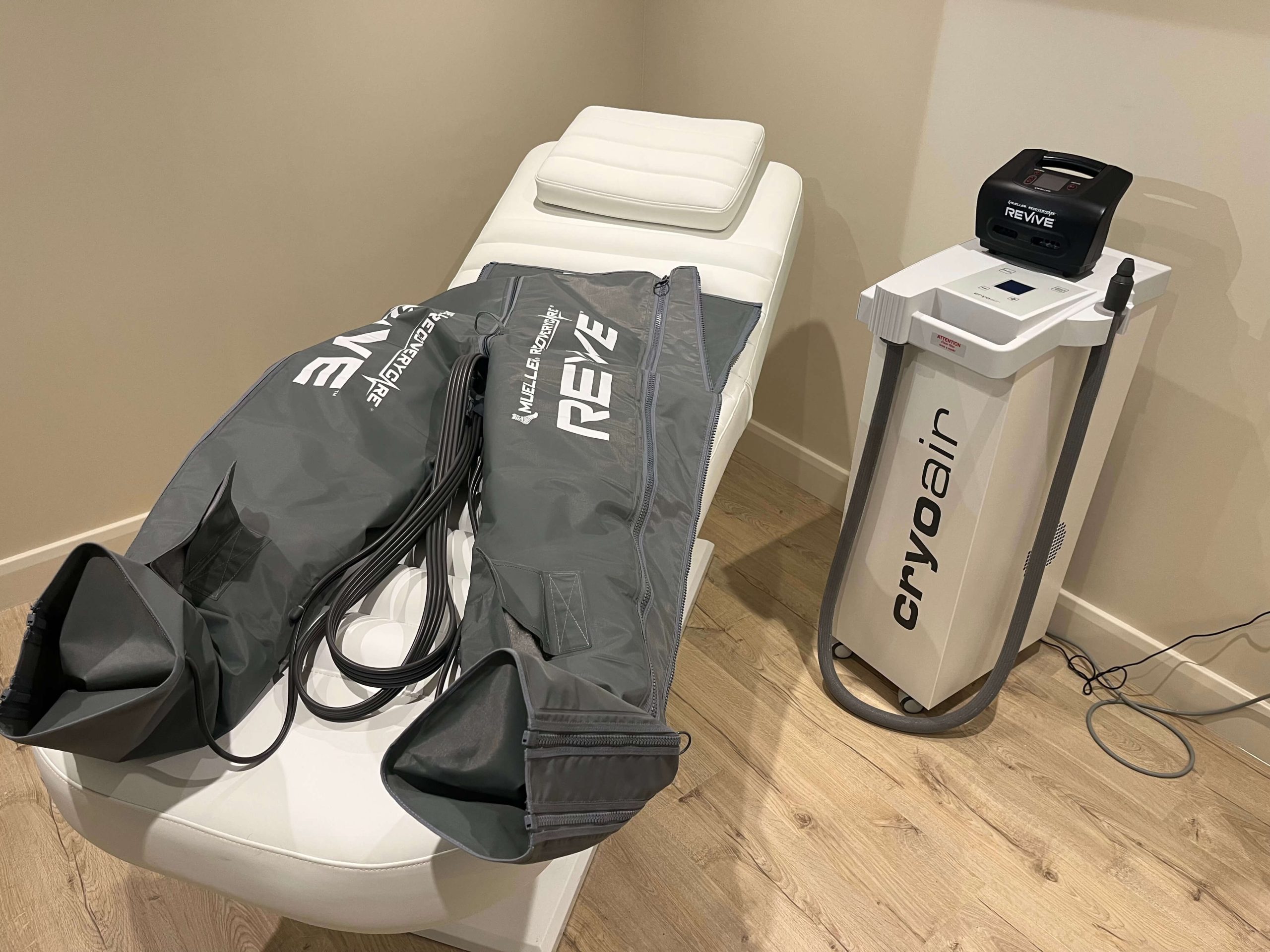 Lymphatic drainage recovery setup at Brysk Manchester
