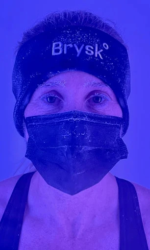 Inside Brysk's electric whole body cryotherapy chamber in Manchester